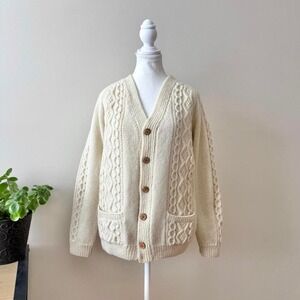 VINTAGE CABLE KNIT CARDIGAN